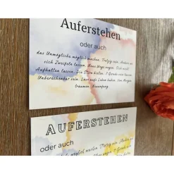 Postkarte Ostern Grußkarte tiefsinnig inspirierend