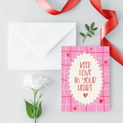 Postkarten Set *Love* / 3 Geschenkkarten für Valentinstag