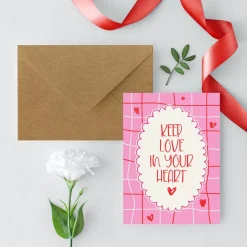 Postkarten Set *Love* / 3 Geschenkkarten für Valentinstag