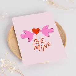 Postkarten Set *Vintage Valentine* / 3 Geschenkkarten für Valentinstag