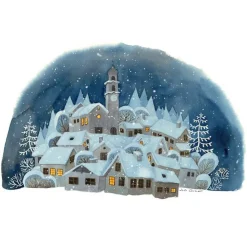 Postkarten-Set Wintermärchen | Magischer Winterzauber in Aquarell