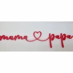 Pärchen 2 Namen mit Herz, Wunschnamen Wunschtext mit Herz, Hochzeitsgeschenk, Wanddeko, Schriftzug