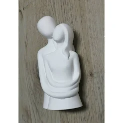 Pärchen, Liebespaar Figur, Keraflott, weiß, handmade