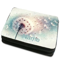 Pusteblume Federmäppchen inkl. Inhalt mit Name / personalisierbar