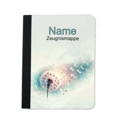 Pusteblume Zeugnismappe personalisiert | Zeugnismappe | Zeugnismappe mit Namen | Urkundenmappe