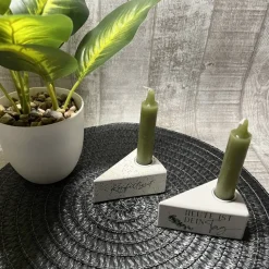 Pustekuchen Tortenstück Geschenk Geburtstag Kerze Kerzenhalter Raysin Deko Kerzenständer Geschenkidee Handmade