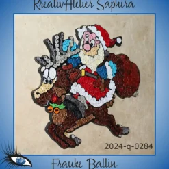 ►2024-q-0284◄ großer, reitender Weihnachtsmann