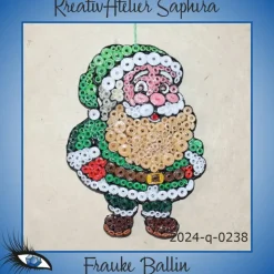 ►2024-q-0238◄ Weihnachtsmännlein "grün 2"