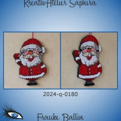 ►2024-q-0180◄ winkendes Weihnachtsmännlein