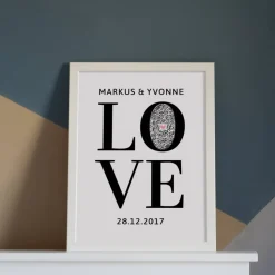 QrCode Foto Slideshow | Personalisiertes Partner Geschenk | LOVE