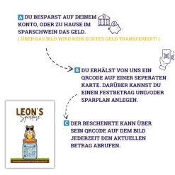 QR-Code Sparbuch Hamster | Geldgeschenk zum Ausdrucken | Last Minute DIY Geschenk | Digitaler Download PNG