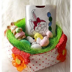 quadratischeSchokihülle Ostern