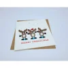 Quilling Weihnachtskarte Rentiere