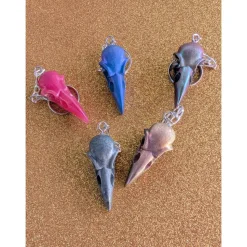 Rabenschädel Schlüsselanhänger (Wunschfarbe möglich)