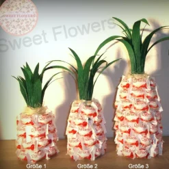 Raffaello Ananas mit Sektflasche - mit 60 Pralinen Größe 3 Geschenk Geburtstag Vatertag Valentinstag