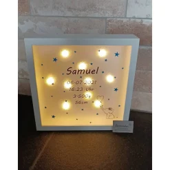 Rahmen zur Geburt "Elefant"