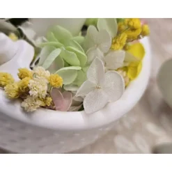 Raysin Schale mit Trockenblumen & Kerze – Geschenkidee „Für dich“