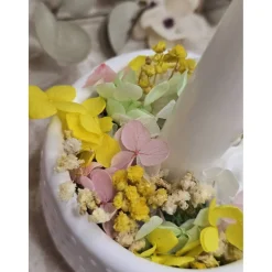 Raysin Schale mit Trockenblumen & Kerze – Geschenkidee „Für dich“