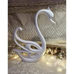 Raysin Schwäne 2er-Set – Handgefertigte Gießkeramik als Hochzeitsgeschenk & Dekoration