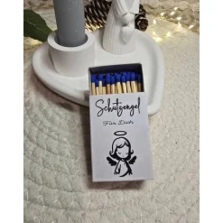 Raysin-Deko-Set Schutzengel für Dich – Herzschale, Engel & Streichhölzer – Geschenk & Trostspender