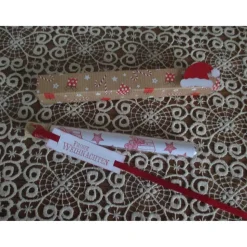 Reagenzglas als Geldgeschenk zu Weihnachten