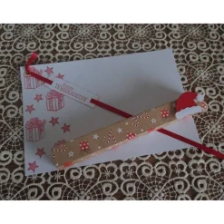 Reagenzglas als Geldgeschenk zu Weihnachten