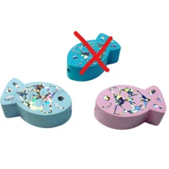 Rechenkette mit Namen Glitzerfisch Schulanfang Zählen bis 20 Lernhilfe