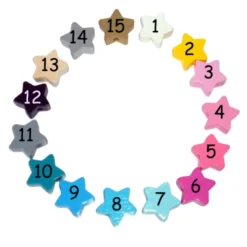 Rechenkette mit Namen Schulkind Einhorn Krone Stern Mädchen Einschulung