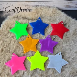 Reflektierender Anhänger für Kinder, Reflektor & Geschenkidee für Schulkinder, Einschulung, Schultüte mit Karte