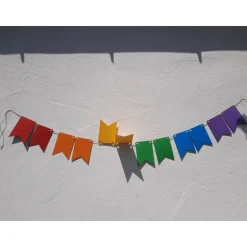 Regenbogen Girlande Pride Wimpelkette CSD Rainbow lgbtq+