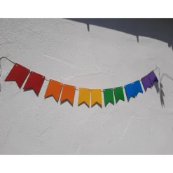 Regenbogen Girlande Pride Wimpelkette CSD Rainbow lgbtq+