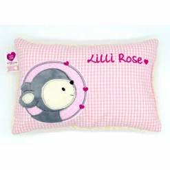 Reh Rehkitz Rehlein Kuschelkissen mit gesticktem Namen