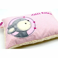 Reh Rehkitz Rehlein Kuschelkissen mit gesticktem Namen