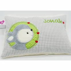 Reh Rehkitz Rehlein Kuschelkissen mit gesticktem Namen
