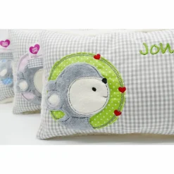 Reh Rehkitz Rehlein Kuschelkissen mit gesticktem Namen