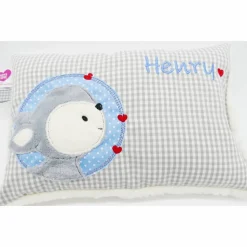 Reh Rehkitz Rehlein Kuschelkissen mit gesticktem Namen
