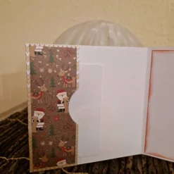 Renntier Weihnachtsgruß / Festliche Sterne Karten / Weihnachtskarte mit Rentiermotiv / Rentier Weihnachtsgrußkarte