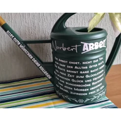 Renterkanne Geschenk , personalisiert mit Namen , Garten Ruhestand Rentergeschenk