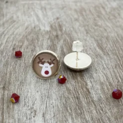 Rentier Ohrringe - Geschenk für Mädchen