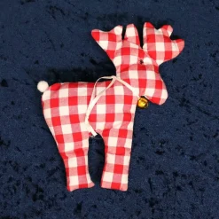 Rentier Rudi mit Glöckchen und Puschel