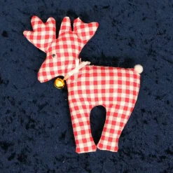 Rentier Rudi mit Glöckchen und Puschel