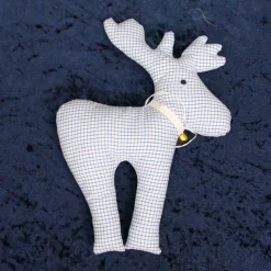 Rentier Rudi mit Glöckchen und Puschel