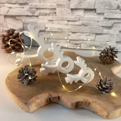 Rentier Weihnachten Deko, Serviettenring, Serviettenhalter, Serviettenringe Weihnachten, Serviettenhalter Weihnachten