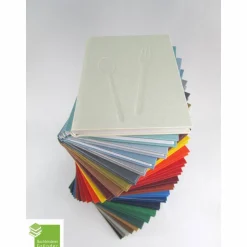 Rezeptbuch, metallic silber, DIN A5, 100 Blatt, Kochbuch, Hardcover