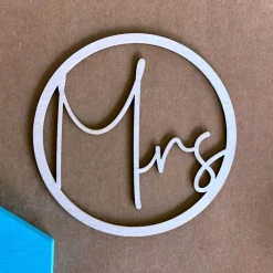 Ring "Mrs" aus Holz