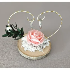 Ringhalter mit Trockenblumen Hochzeit Verlobung