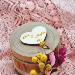 Ringkissen Hochzeit | Eheringe Box | Ringschatulle Hochzeit | Ring Aufbewhrung | Hochzeit Ringe | personalisiert