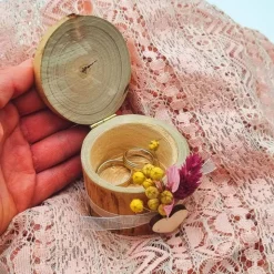 Ringkissen Hochzeit | Eheringe Box | Ringschatulle Hochzeit | Ring Aufbewhrung | Hochzeit Ringe | personalisiert