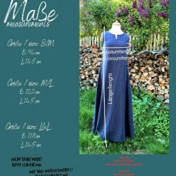 Ärmelloses Wikinger Leinen Kleid in verschiedenen Farben, Sommer Unterkleid Mittelalter, langes Leinenkleid