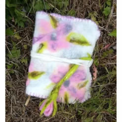 Romantische Buchhülle ink. Notizbuch Din A4